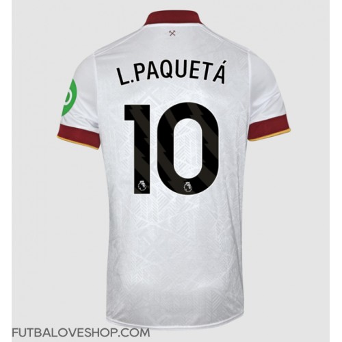 Dres West Ham United Lucas Paqueta #10 Tretina 2024-25 Krátky Rukáv